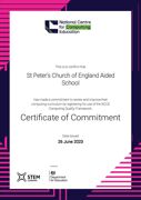 Certificate of Commitment 1