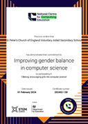 Gender Balance Certificate