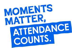 Attendance logo blue