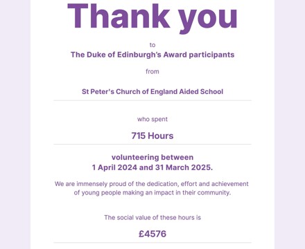 DofE Cert
